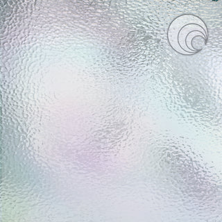 Clear Hammered Iridescent (Non-fusible irid Coating)