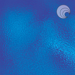 Med. Blue Transparent, Hammered Fusible