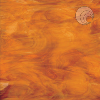 Medium Amber/White Smooth Fusible