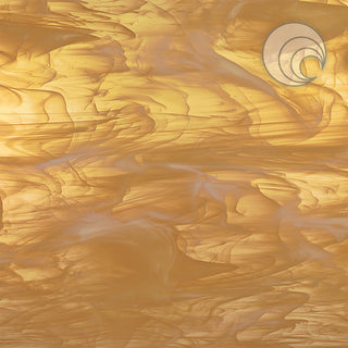 Pale Amber/White, Wispy Smooth Fusible