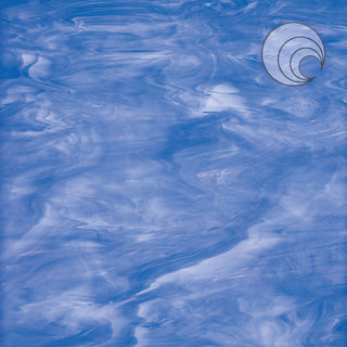 Light Blue/White Smooth Fusible