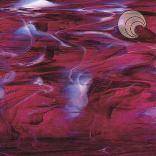 Dark Purple/White, Wispy Smooth Fusible