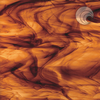 Brown/Gold Streaky Smooth Fusible