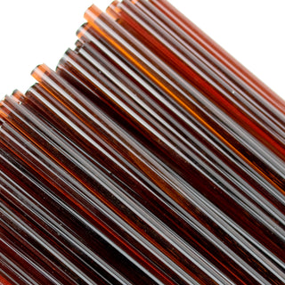 Dark Amber Transparent Rods (6mm)