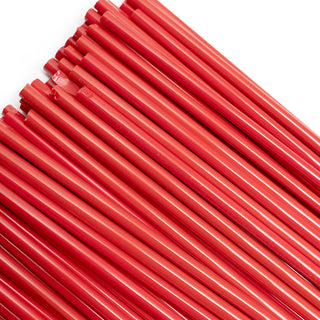 Cherry Red Transparent Rods (6mm)